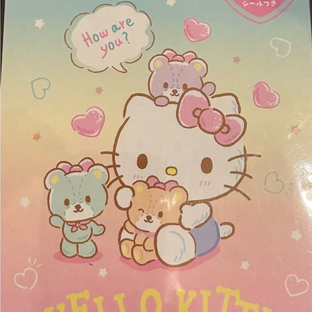 Hello Kitty and Bears notepad 128 pages